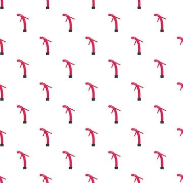 Inflatable tube men pattern for advertising and promotion Stock Illustration