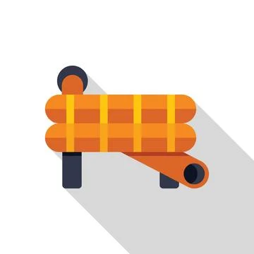 Inflatable water slide bringing joy and excitement to summer fun Stock Illustration
