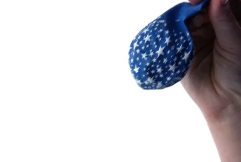 Inflating a Balloon Video stock 70302