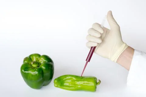 Inflating green peppers Фото