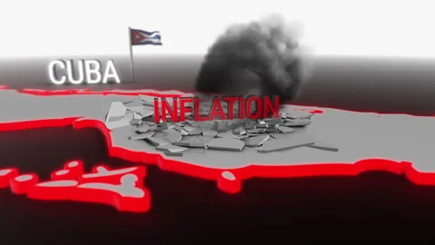 Inflation hits Cuba Stock Footage 267058755