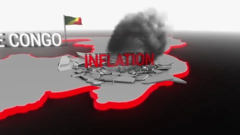 Inflation hits Republic of the Congo Stock Footage 283217322