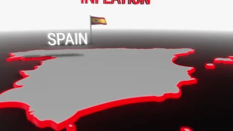 Inflation hits Spain Stock Footage 285845278