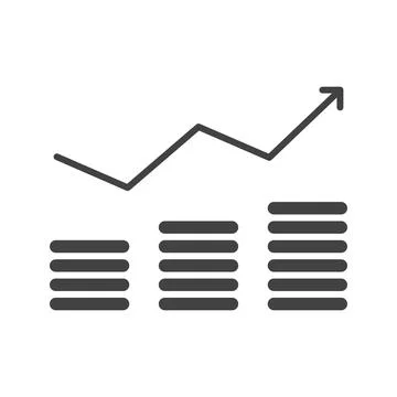 Inflation icon vector image. Stock Illustration