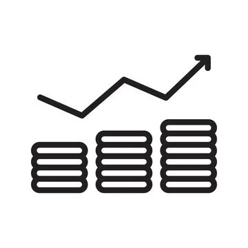 Inflation icon vector image. Suitable for mobile apps, web apps and print media. Stock Illustration