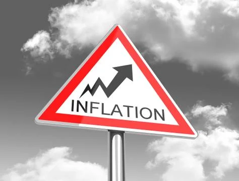 The inflation Stock Illustration