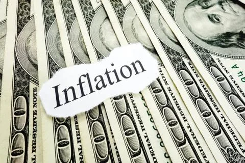 Inflation note Stock Photos