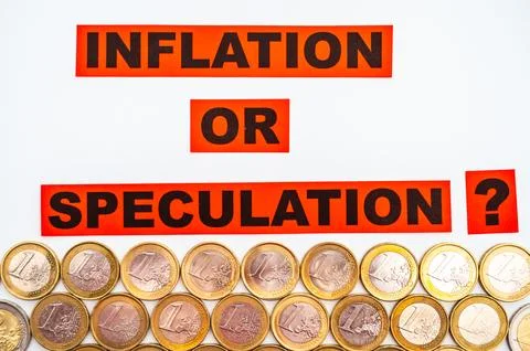 Inflation or speculation? Stock Photos