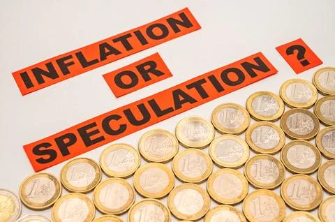 Inflation or speculation? Stock Photos