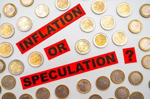 Inflation or speculation? Stock Photos