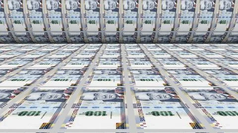 Inflation. Peruvian sol banknotes or bills, Sol currency cash in Peru. Stack  Stock Illustration
