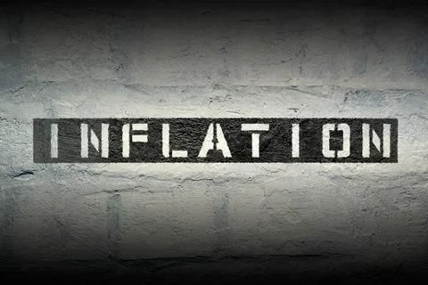 Inflation WORD GR Stock Illustration