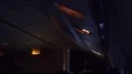 Inflight aboard nightshot with illuminated WC sign 4k or 4k+ Resolution