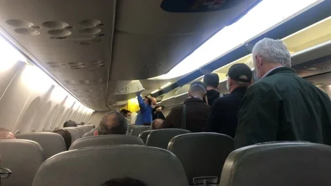 Inflight Video stock 143115861