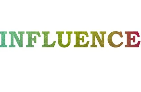 INFLUENCE Stock Illustration