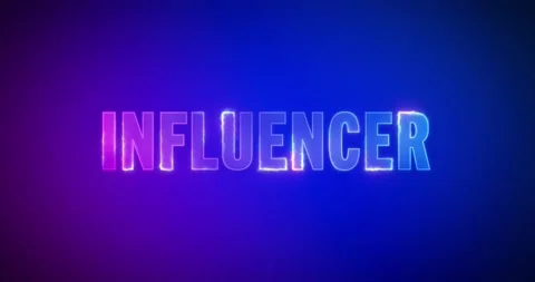 Influencer. Electricity Logo Stock Footage 137624098