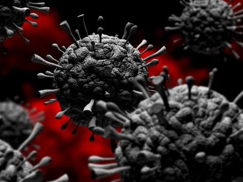 Influenza flu virus Stock Illustration