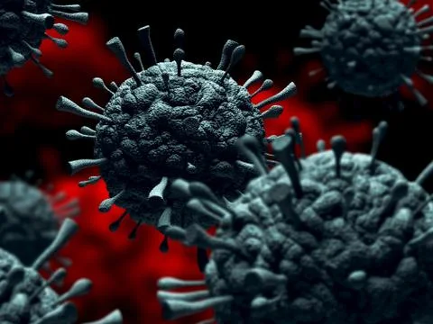 Influenza flu virus Stock Illustration