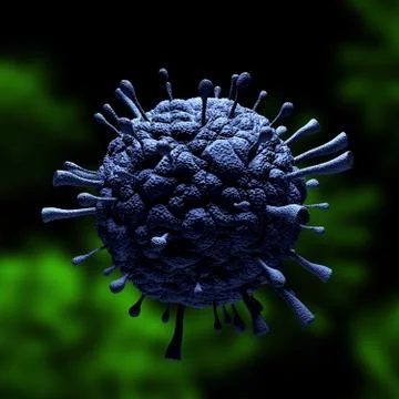 Influenza flu virus Stock Illustration