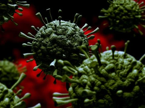 Influenza flu virus Stock Illustration