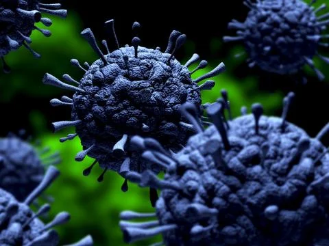 Influenza flu virus Stock Illustration