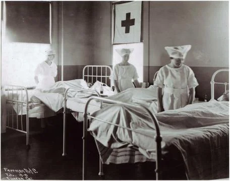 Influenza Nurses Stock Photos