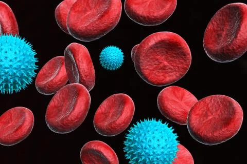 Influenza virus Stock Illustration