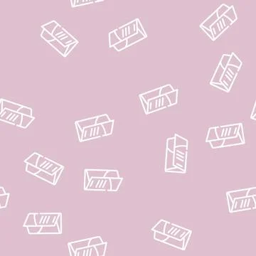Info booklet line vector seamless pattern line 库存插图