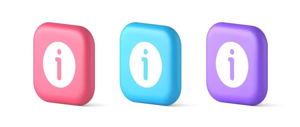 Info button information character FAQ question answer help support web app .. Illustrazione stock
