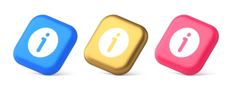 Info button information character FAQ question answer help support web app .. Illustrazione stock