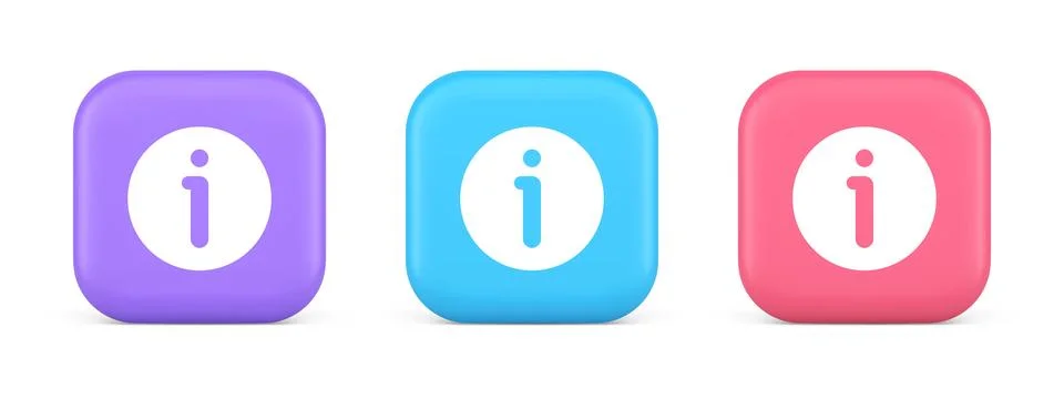 Info button information character FAQ question answer help support web app .. Illustrazione stock