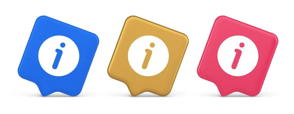 Info button information character FAQ question answer help support web app .. Stock Illustration
