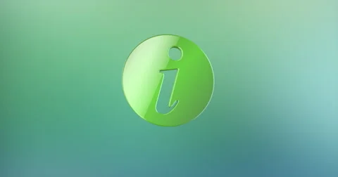 Info Color 3d Icon Stock Footage 67417259