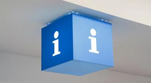 Info cube Stock Photos