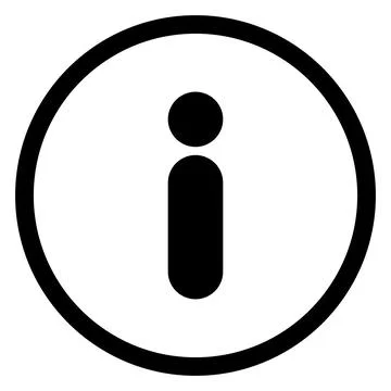Info glyph icon vector illustration isolated on white background Stock Illustration