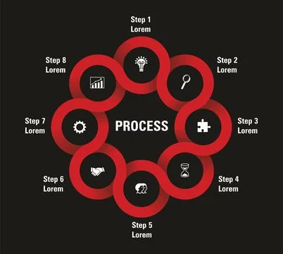 Info graphic frames with icons. Vector illustration. Stock Illustration