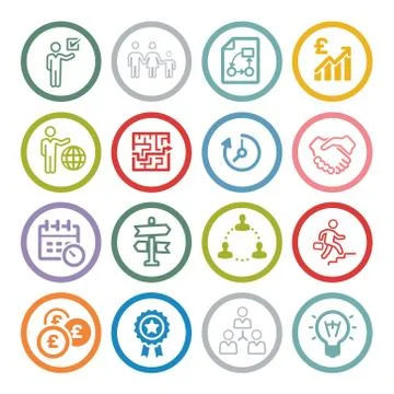 Info graphic Icons Stock Illustration
