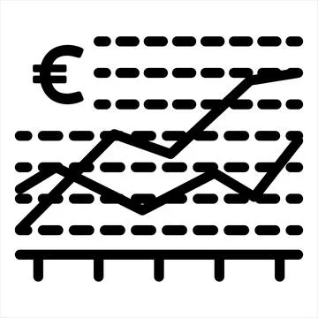 Info graphic line icon vector illustration isolated on white background Stock Illustration