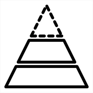 Info graphic line icon vector illustration isolated on white background Stock Illustration