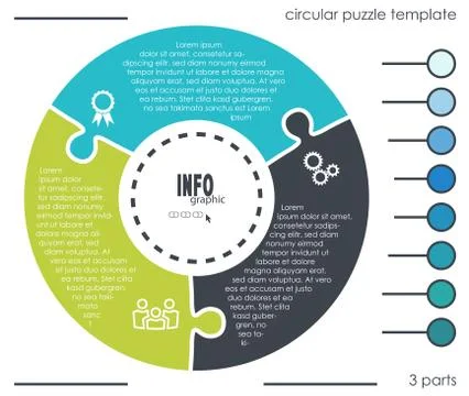Info graphic process graphic template Stock Illustration