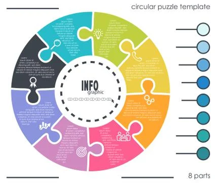 Info graphic process graphic template Stock Illustration