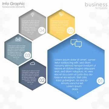 Info graphic process graphic template 스톡 일러스트