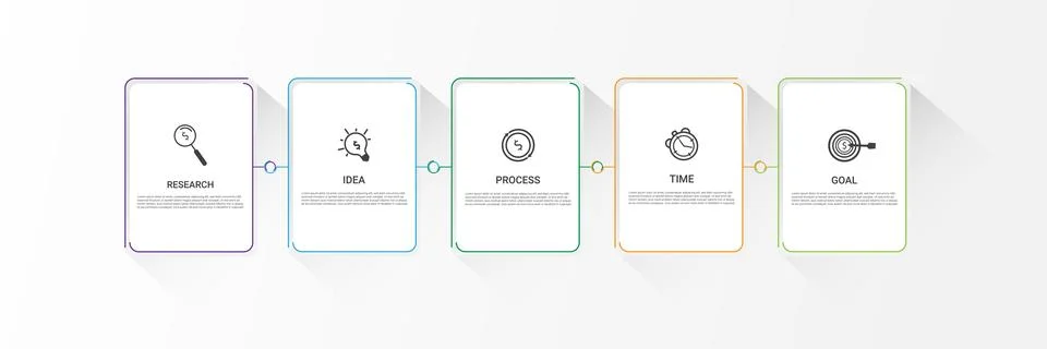 Info graphic template, with updated icon and simple design. suitable for we.. Stock Illustration
