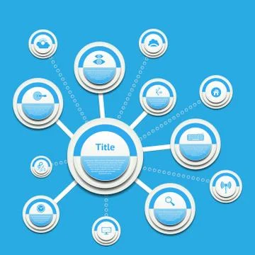 Info Graphic Vector Progress Background / Product choice or Version. eps 10 Stock Illustration