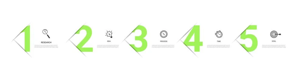 Info graphic vector template, with modern icons and design. There are optio.. Stock Illustration