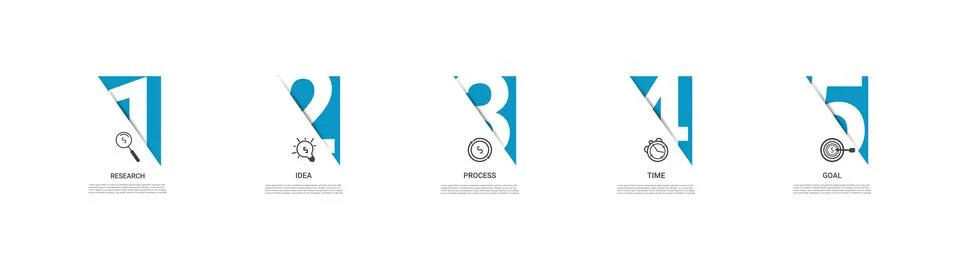 Info graphic vector template, with modern icons and design. yellow. suitabl.. Stock Illustration