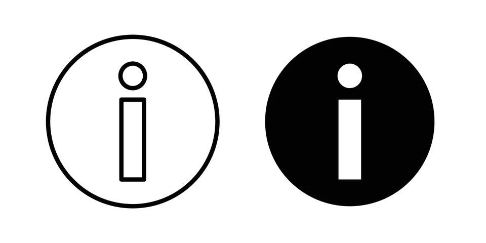 Info icon graphic design. web icons vectors Stock Illustration