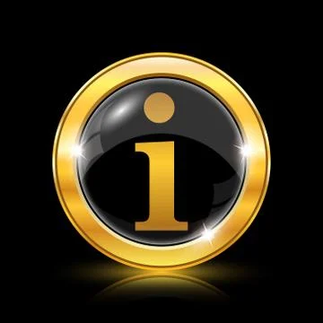 Info icon Illustrazione stock