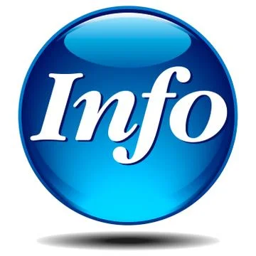 Info icon Information Symbol Illustrazione stock