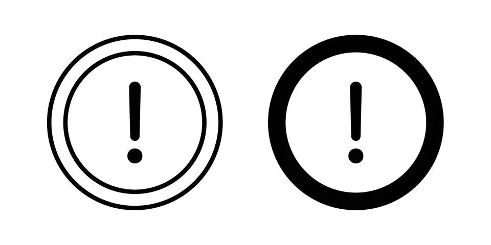 Info icon modern style vectors set Stock Illustration
